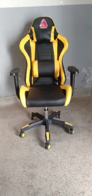 Black and Yellow Gaming Chair