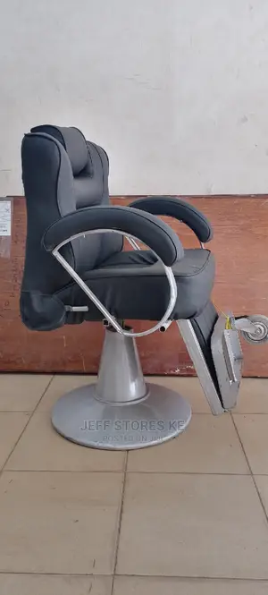Black Silver Local Barber Chair