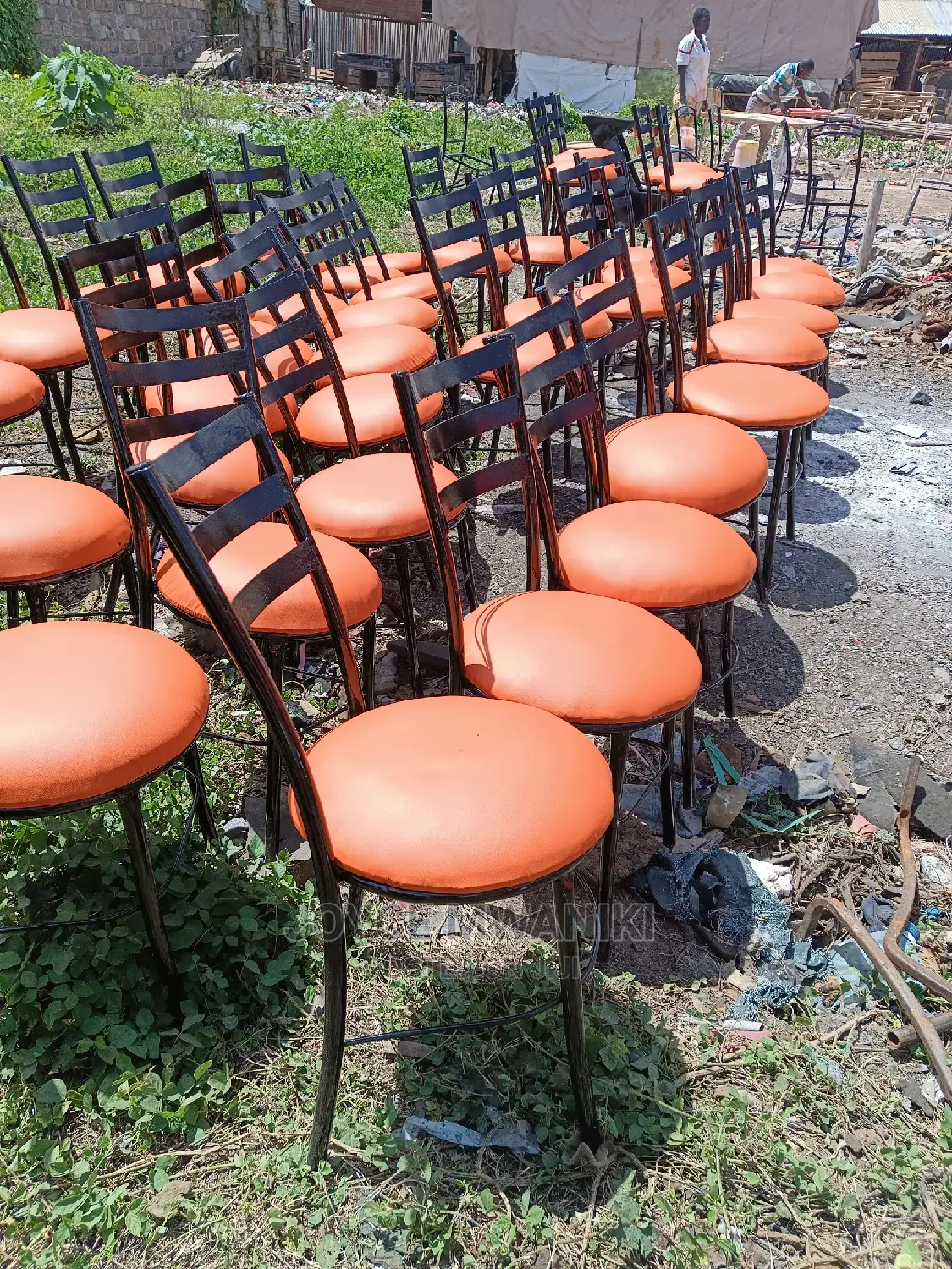 Low Stool Restaurant Flat Chair