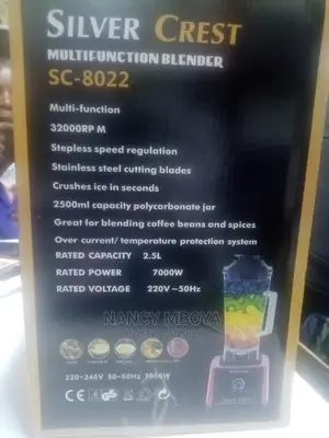 Silver Crest Commercial Blender 7000w 2.5 L Capacity