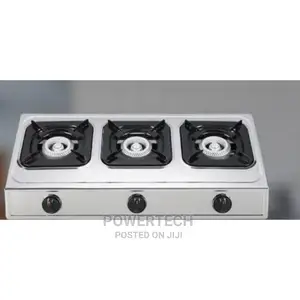 3 Burner Stainless Top