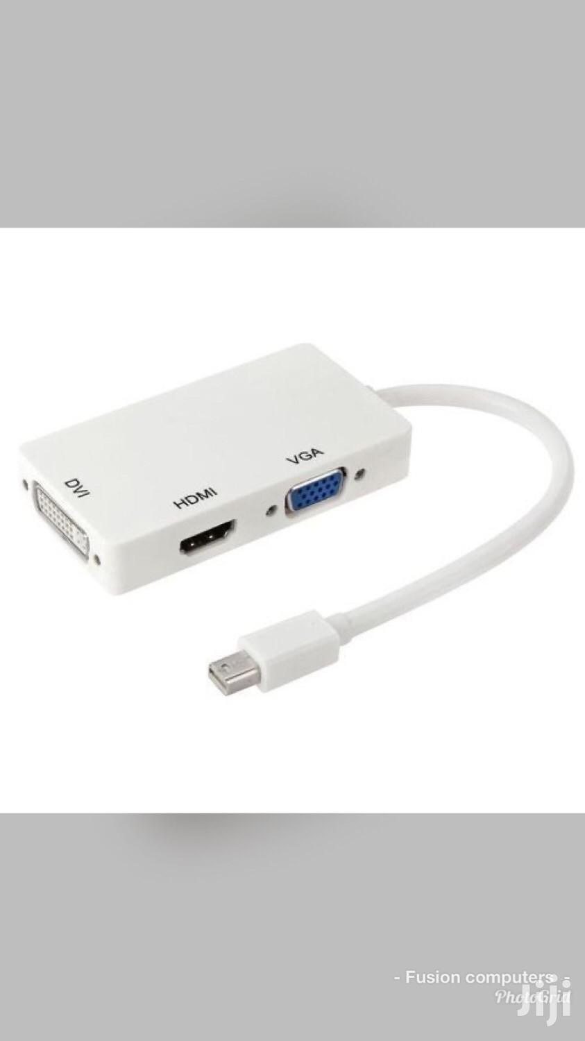 Mini Display Port to HDMI VGA DVI Adapter