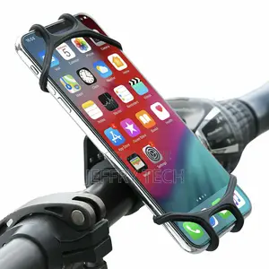 Cell Phone Mount Bicycle Silicone Scooter Motorcycle Cell Ph