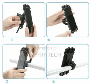 Cell Phone Mount Bicycle Silicone Scooter Motorcycle Cell Ph