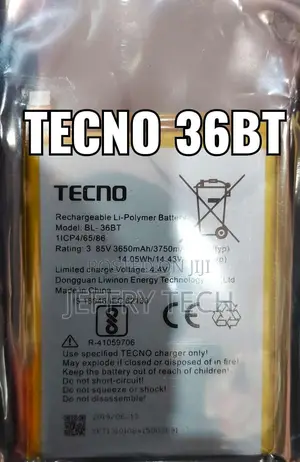 Mobile Battery for Tecno Camon Iair 2 Plus Model BL-36BT 375