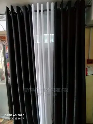 Black Curtains Sheers