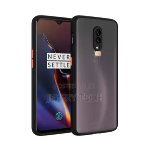 Flexible Back Cover Case Compatible for Oneplus 6 (Black)