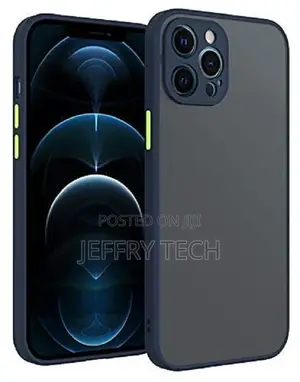 iPhone 12 Pro Max Smoke Silicone Back Matte Cover Case || Fu