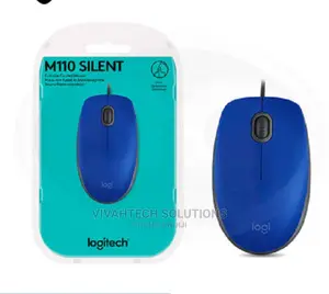 Logitech USB Silent Mouse M110 - Blue
