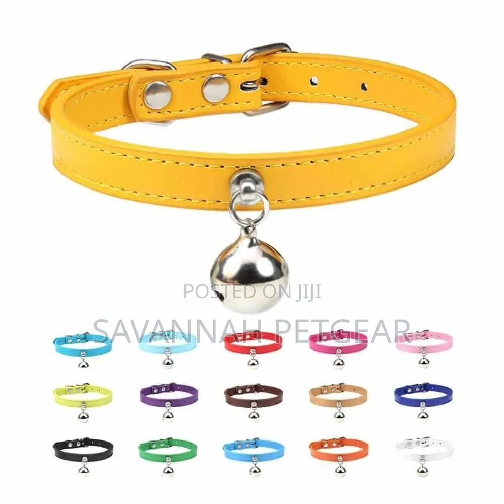 Petsmart PU Leather Cat Collar With Bell