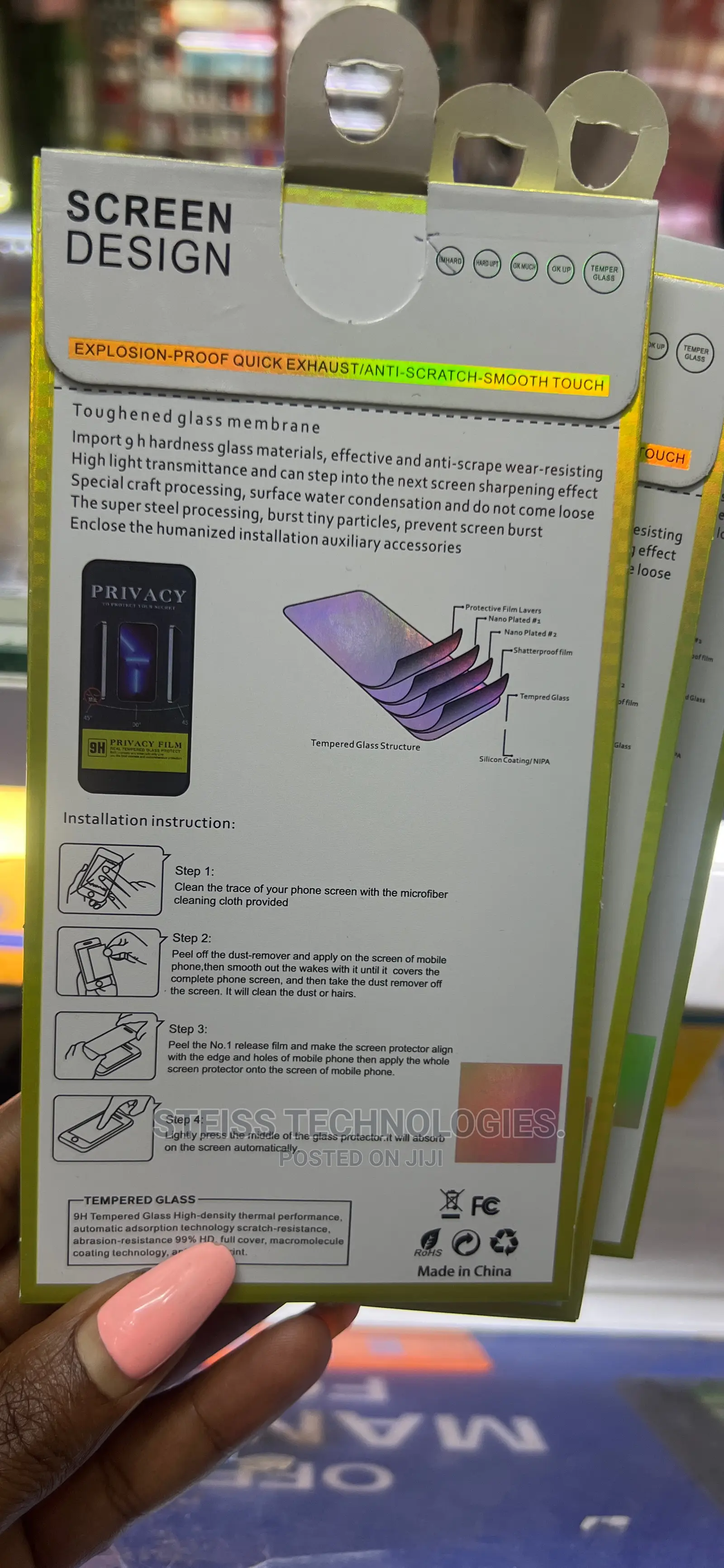 iPhone 11pro Privacy Screen Guards.