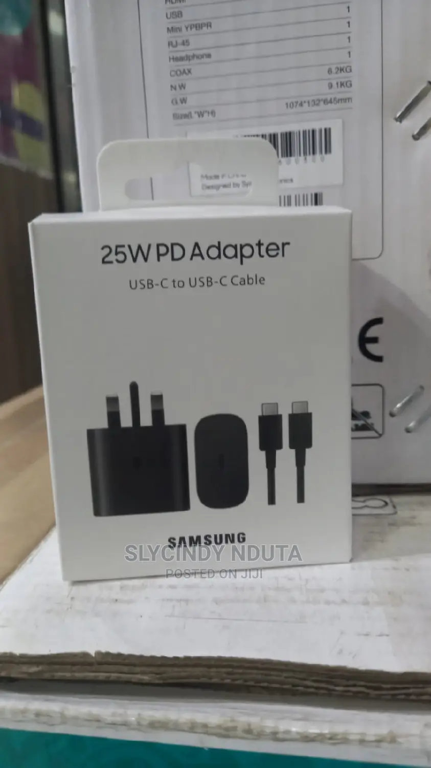 25W Pd Adapter USB C to USB C Cable