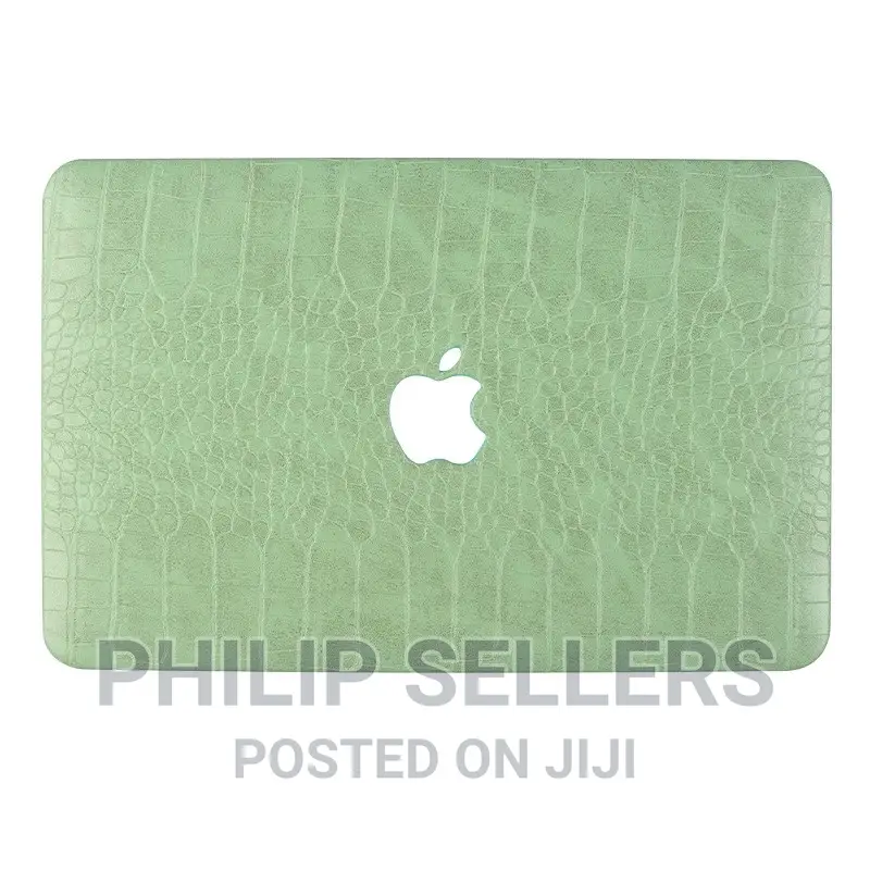 Personalized Green Faux Crocodile Leather Air 13 in Hard She