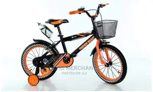 Kids Bike Size 16 With Training Wheels
