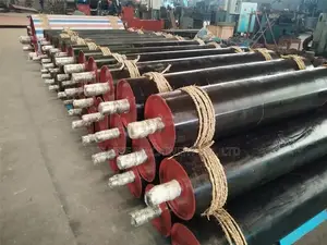 Slide Lag Steel Roller Rubber Lagging Pulley Belt Conveyor