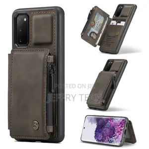 Caseme Samsung Galaxy S20 Zipper Pocket Card Slots Case Coff
