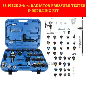 Car Radiator Pressure Tester and Refilling Kit 33 Piece Kit