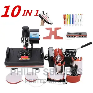 10 in 1 Single Display Combo Heat Press Machine