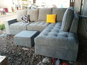 L Seat Sofa Grey