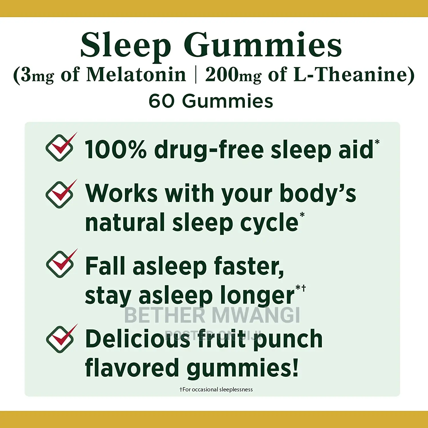 Melatonin Sleep Gummies in Kenya