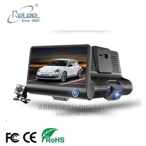 1080p Hd Dashcam With 3 Cameras