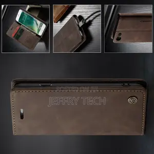 iPhone 14 Pro 13 Pro Max 12 11 Luxury Caseme Leather Flip Wa
