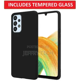 Case for Samsung Galaxy A53 5G Gel Cover Silicone Rubber+Gla