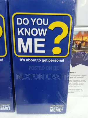 Do You Know Me Card Game