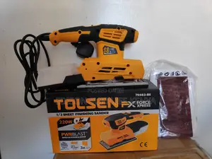 Finishing Sander Tolsen 1/3 Sheet Sander + Free Sanders