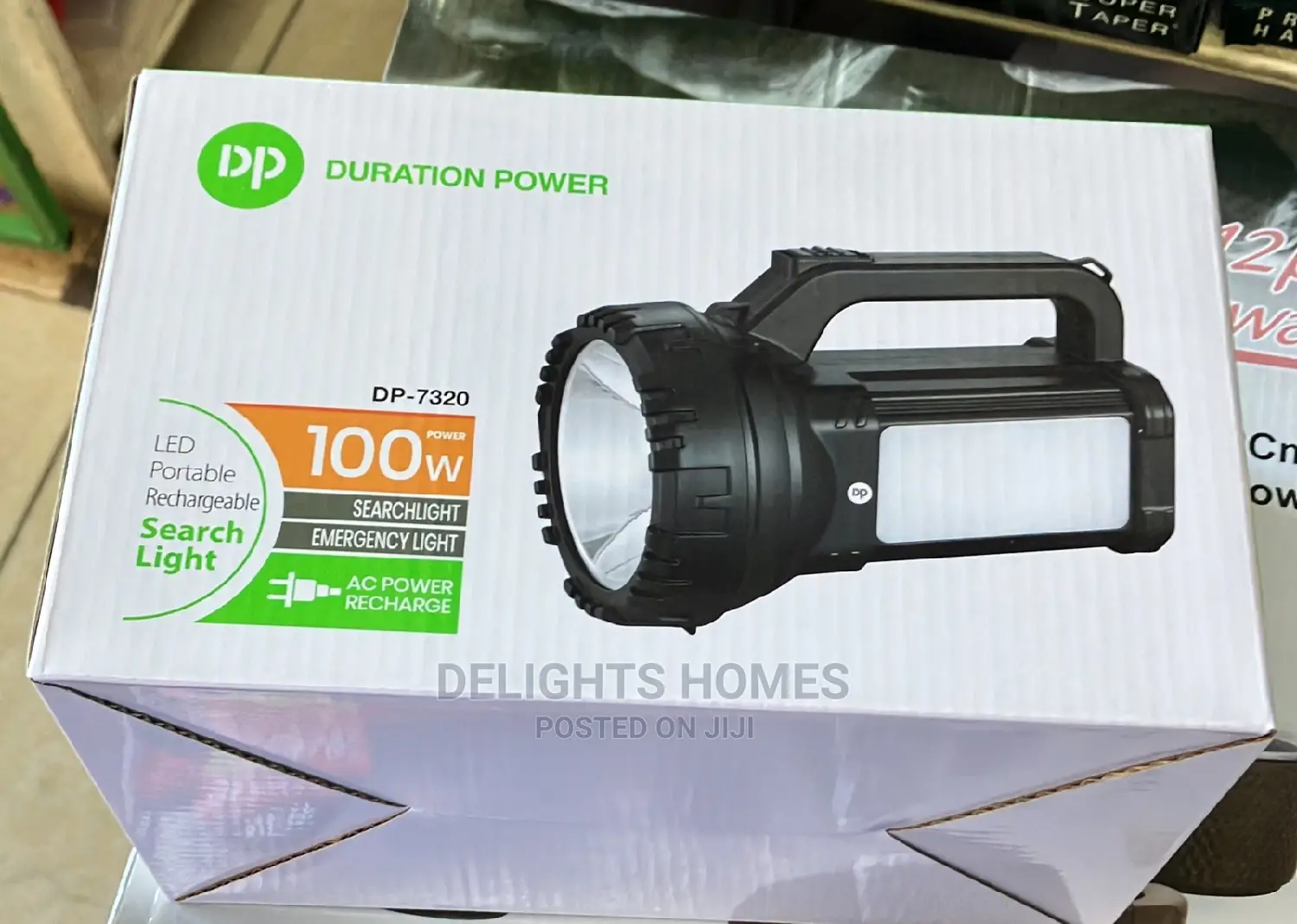Dp Rechargeable Torch-Dv