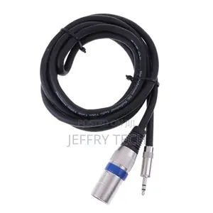 3.5mm(1/8 Inch)TRS Male to XLR Male Interconnect AUX Audio C