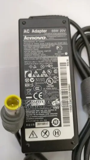 LENOVO Big Round Pin AC Adapter 20V 3.25A - 65W - 42T5283