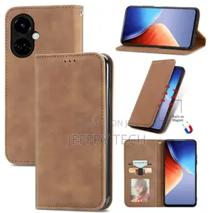 Tecno Camon 19 Retro Skin Feel Magnetic Leather Phone Case(B
