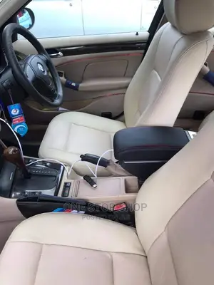 Black Armrest Console Box With Usb Charging Ports