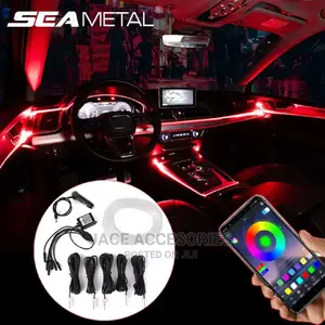 Fancy Car Interior Dashboard Ambience Decor