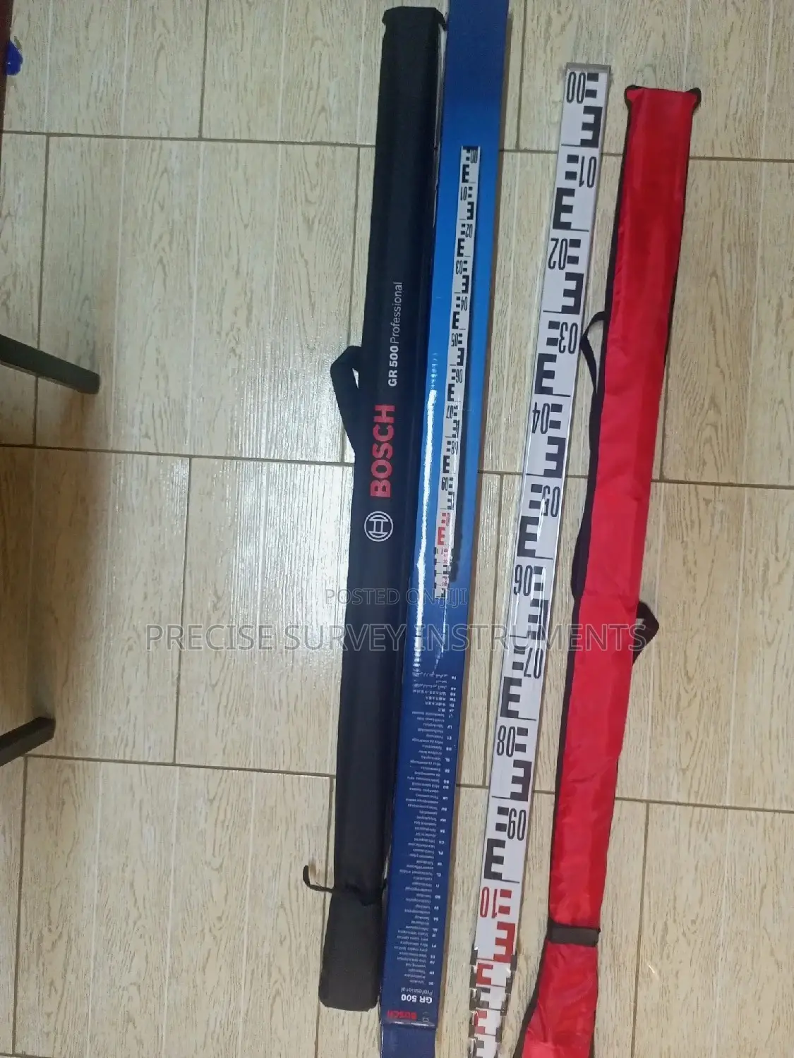 5m Levelling Staff (In a Canvas Bag)