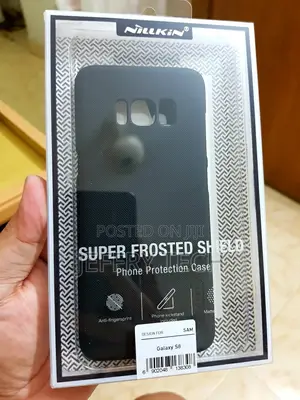 Cover Case for Samsung Galaxy S8 - Black - Phone Back Cover