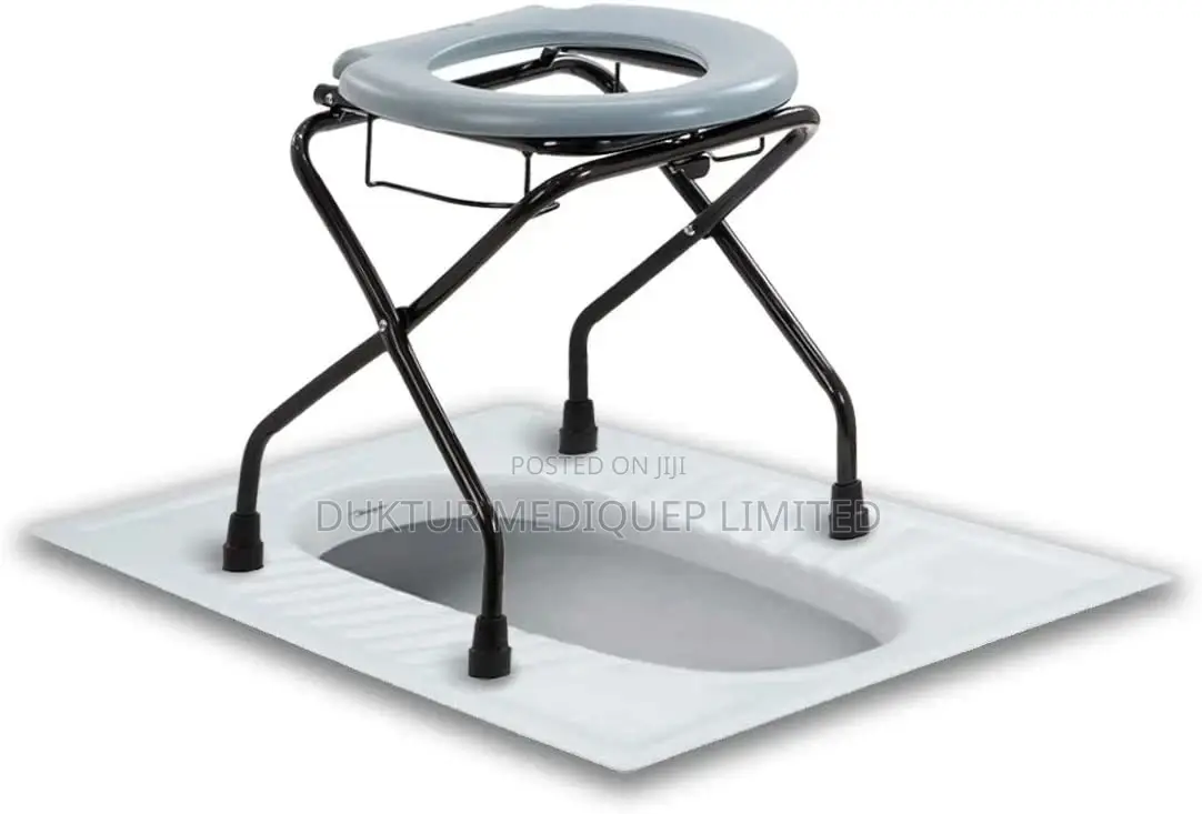 Premium Imported Commode Stool With Lock for Added Safety