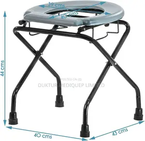 Premium Imported Commode Stool With Lock for Added Safety