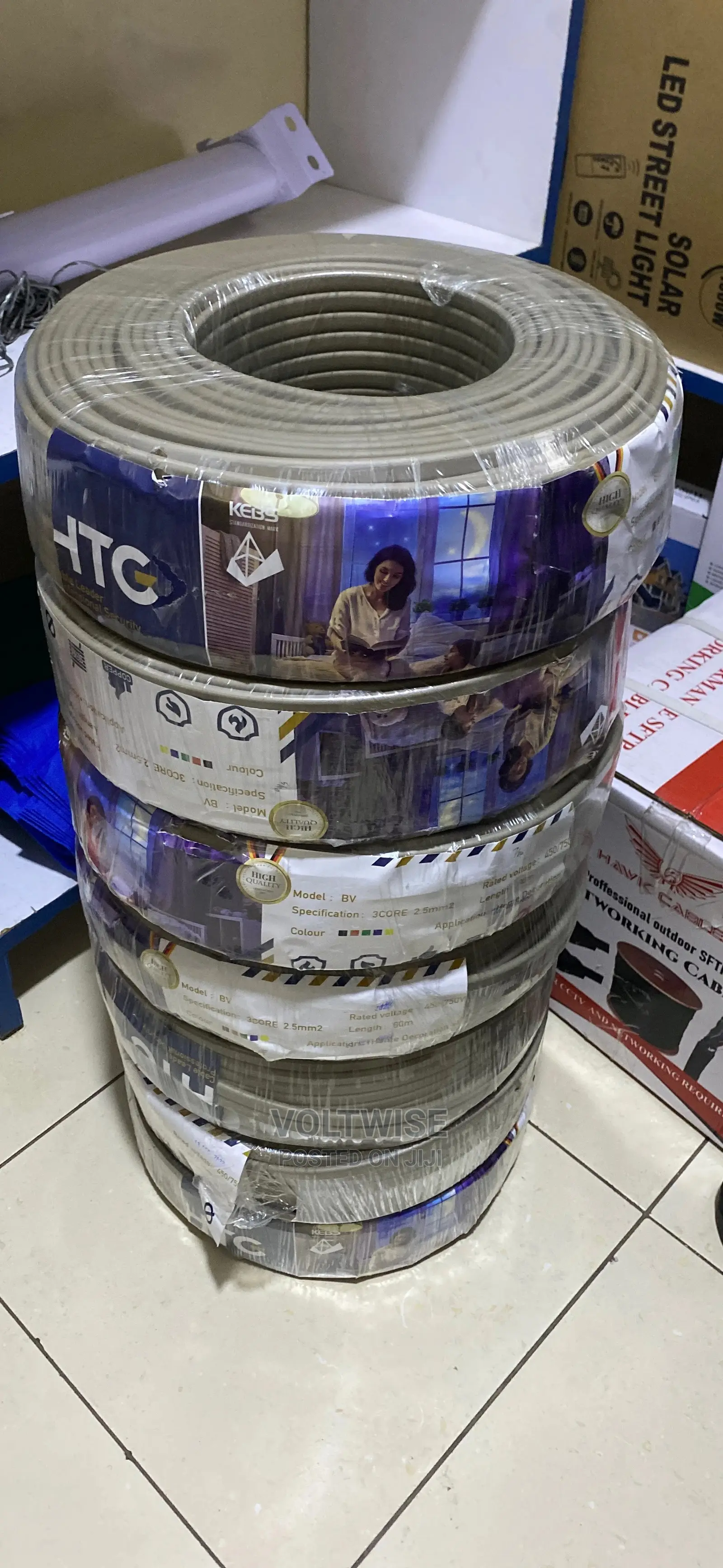 2.5mm HTG Electrical Power Cable