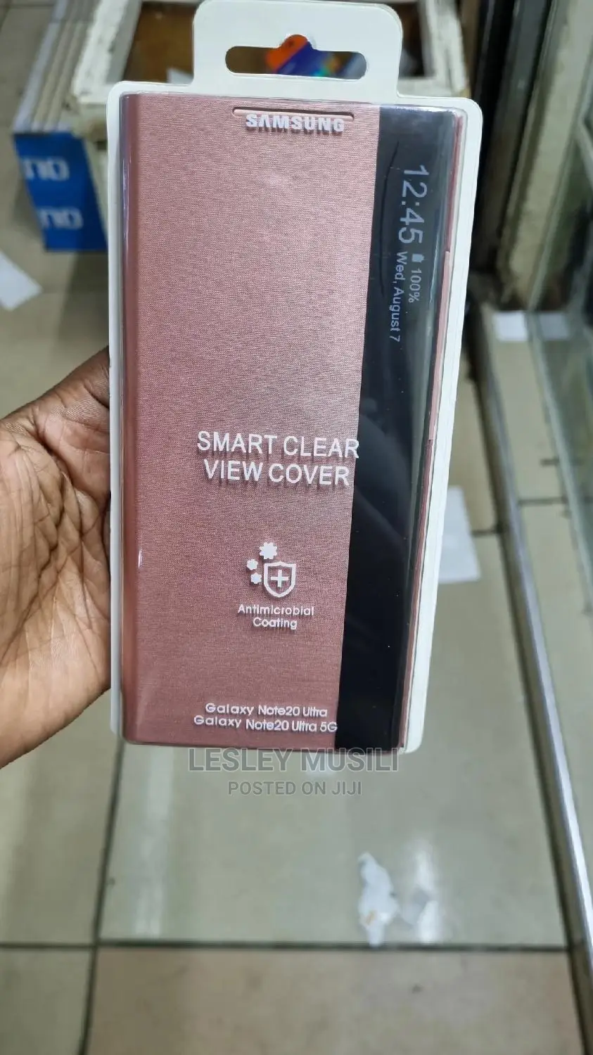 Note 20 Ultra Smart Clear View Cover (Gold)