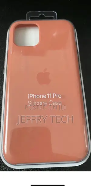 Apple iPhone 11 Pro Silicone Back Case Cover Genuine Orange