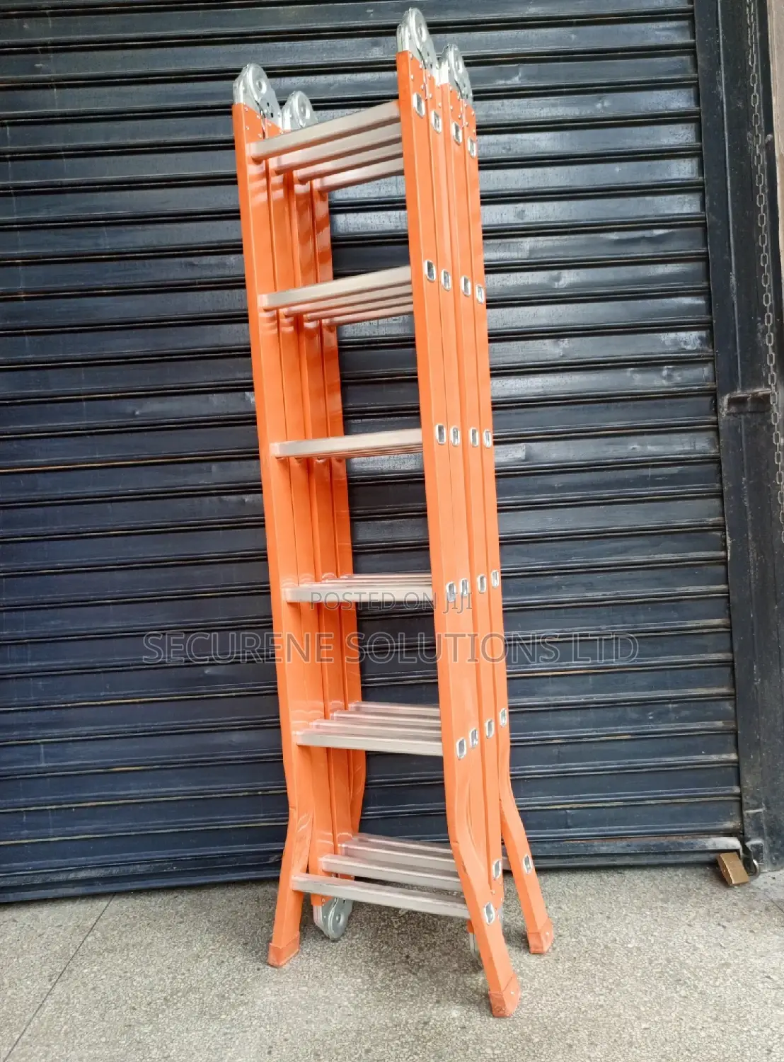 24ft Aluminum/Iron Alloy Multipurpose Ladders