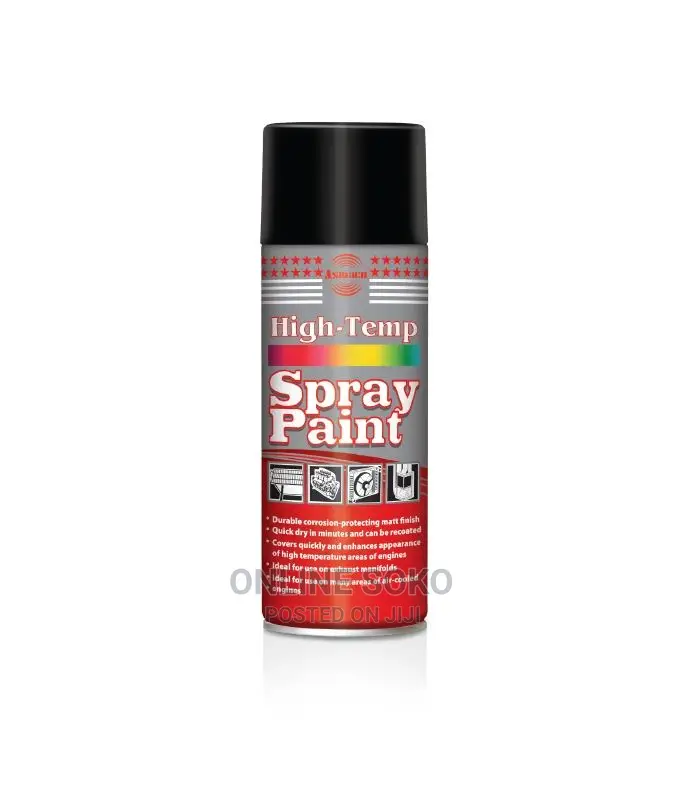 Multipurpose High Temperature Grade Spray Paint Cans - 1 Pc