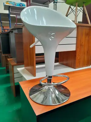 White Studio Stool