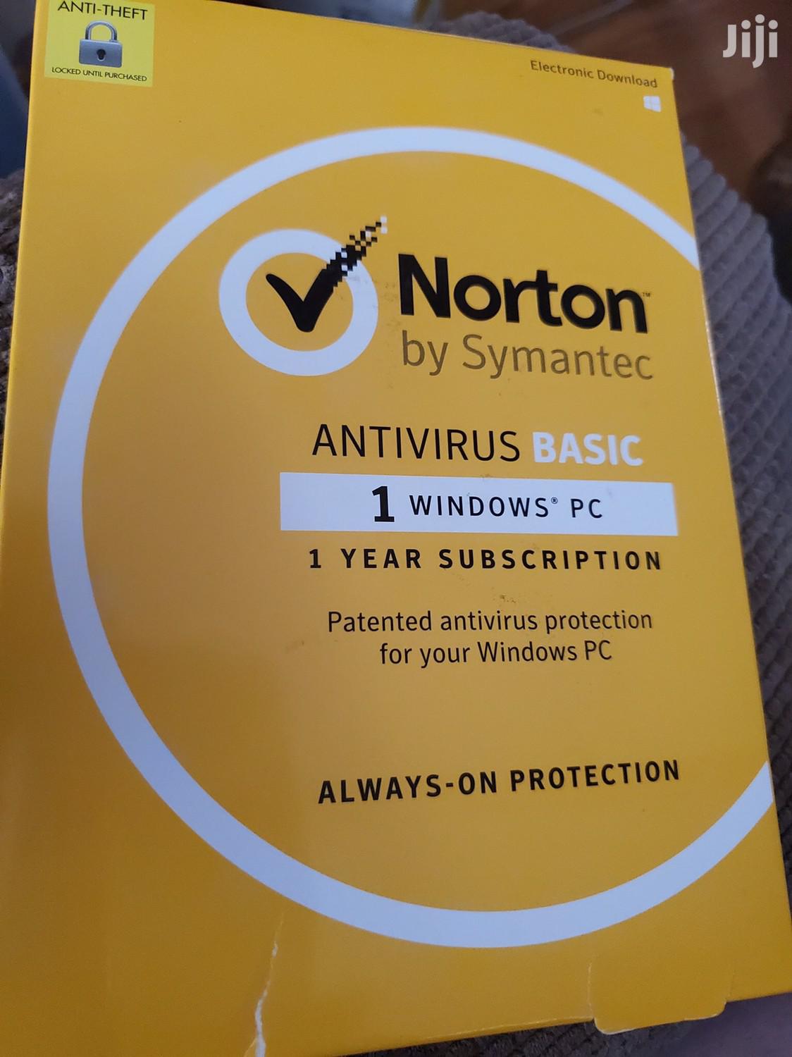 Norton Antivirus Basic 1 User 1 Year