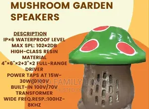 Mushroom Garden Speaker