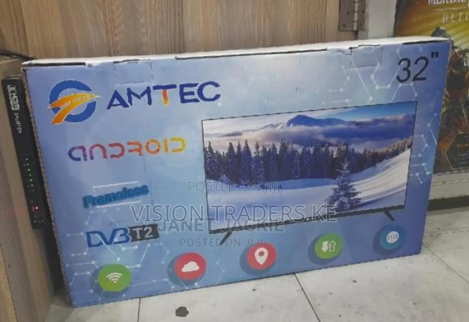 Amtec 32 Smart Android Frameless Tv€¥