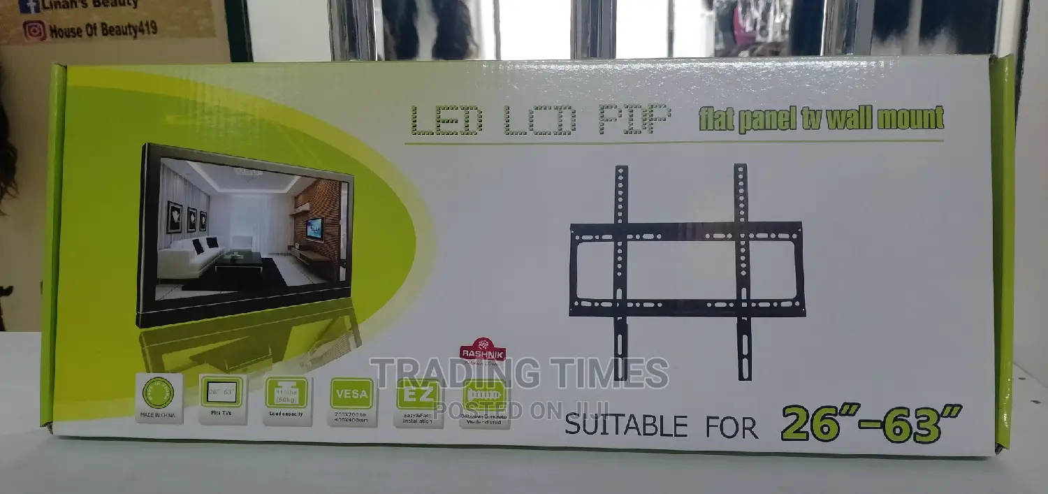 LED LCD PDP Flat Panel Tv Wall Mount Suitable for 26" to 63"
