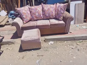 Three Seater Sofa With a Puff on Sale